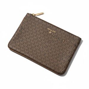 Michael Kors Beige Interior Clutch